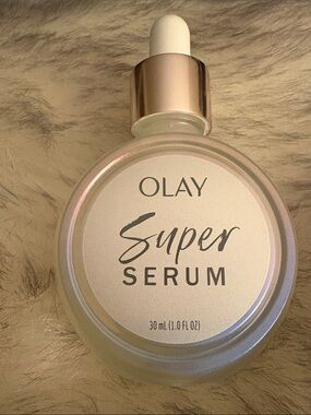 OLAY Super Serum - Pearl White and Rose Gold Accent